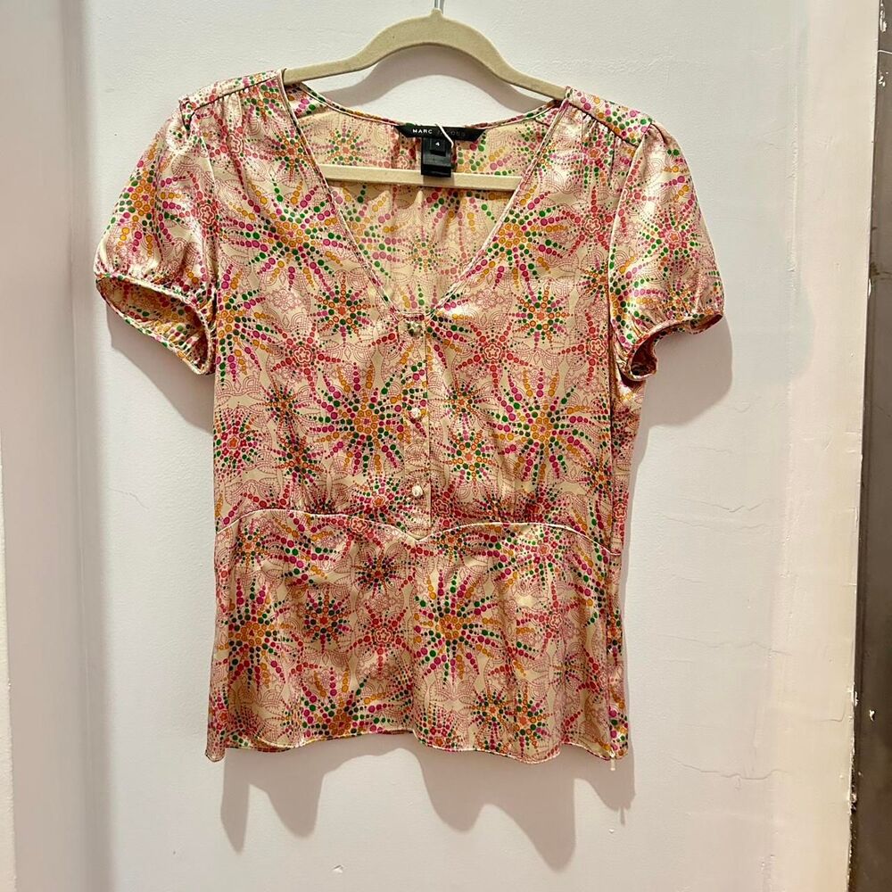 Early 2000s Marc Jacobs 100% silk blouse